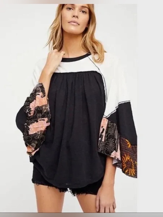 We The Free Tops - Free People Friday Fever Raglan Contrast T Shirt